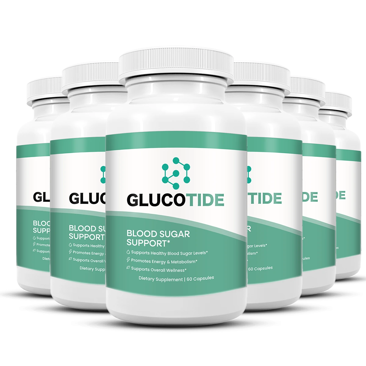 GlucoTide 6-bottle package